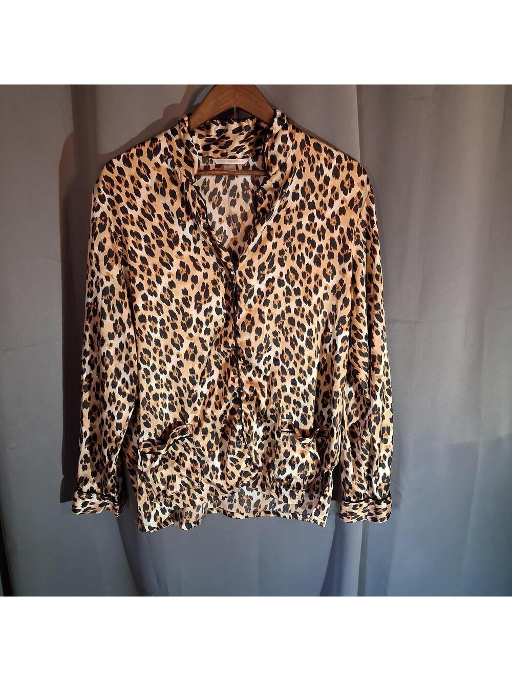Victoria's Secret Leopard Print  Pajama Set Large